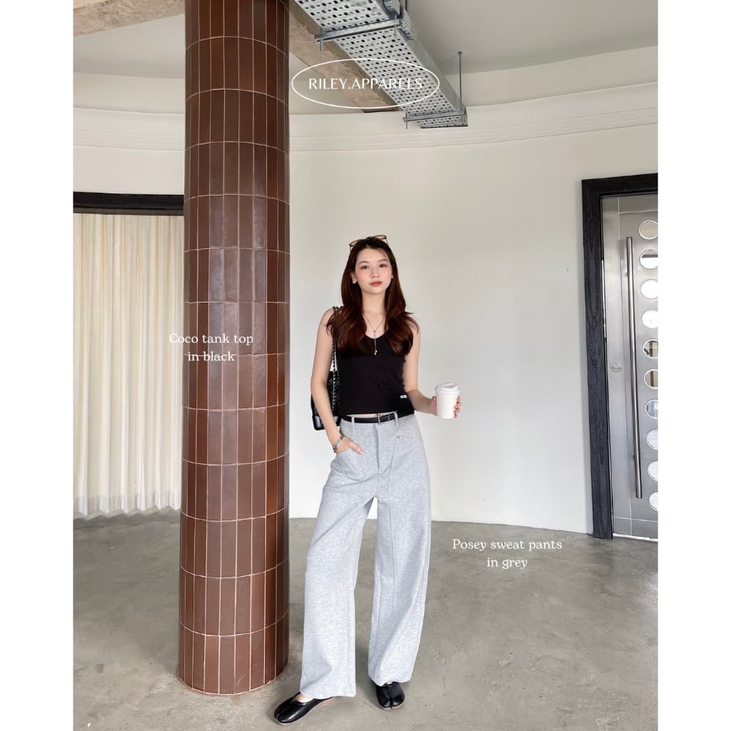 Riley.apparels - Posey sweat pants 9144 รูปที่ 3