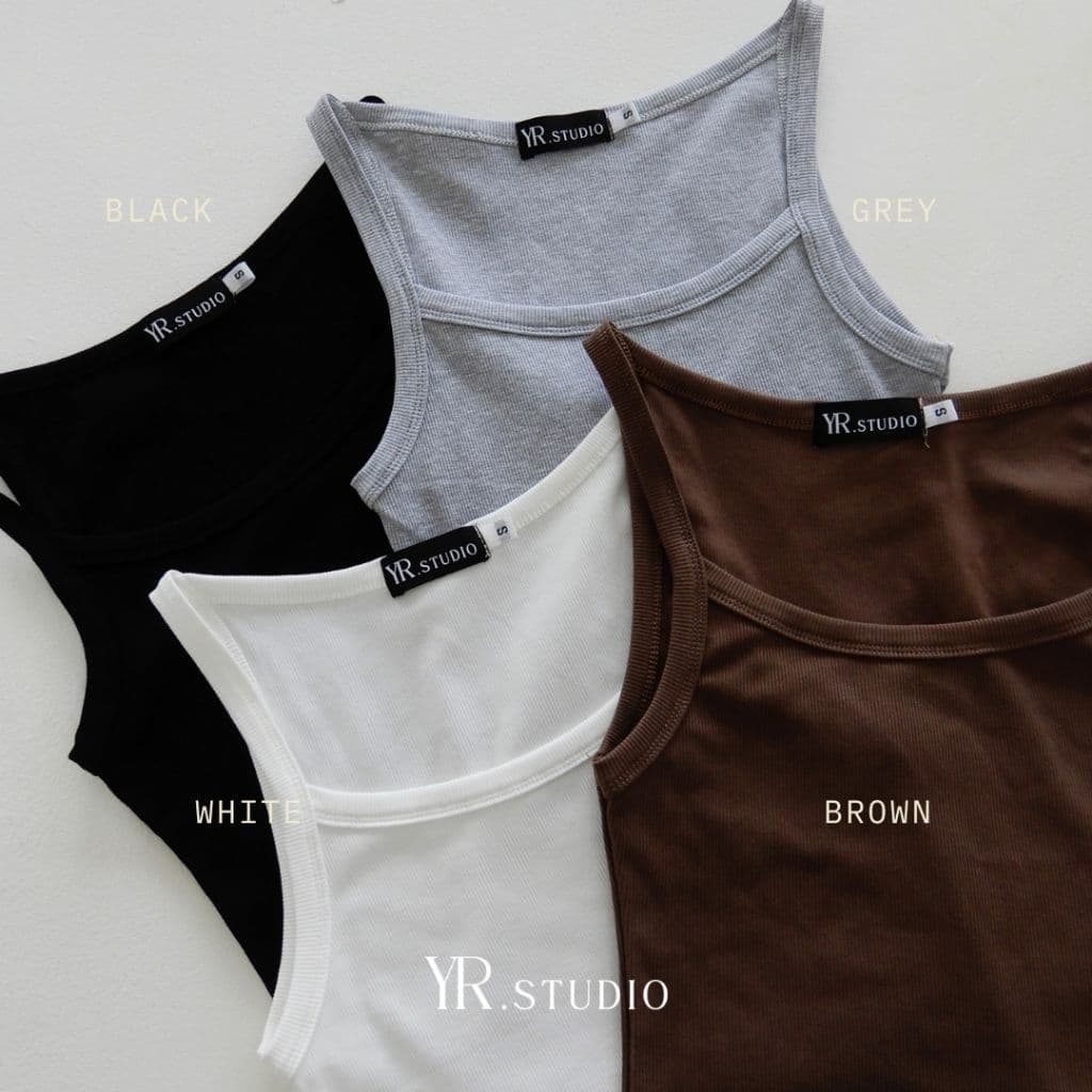 CAMI TANK TOP เสื้อกล้ามสายเดี่ยวผ้าเรียบ เท่ มินิมอล ใส่ง่ายได้ทุกวัน และมีหลายสีหลายไซค์ รูปที่ 1
