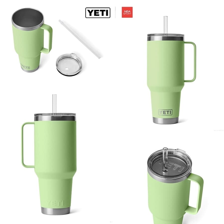 YETI RAMBLER 42 OZ MUG WITH STRAW LID ลิขสิทธิ์แท้ แก้วเก็ยความเย็น เยติ 42 ออนซ์ รูปที่ 6