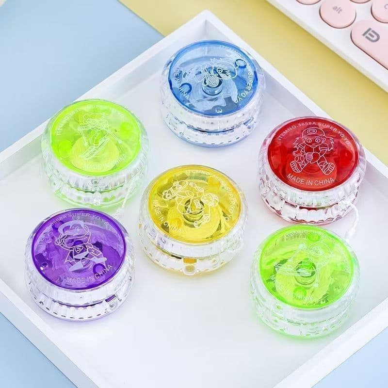 YOYO ของเล่นโยโย่เรืองแสง โยโย่ ลูกดิ่งโยโย่ ของเล่น ของเล่นเด็ก ของเล่นเด็กผู้ชาย ของเล่นเด้งดึ่ง รูปที่ 3