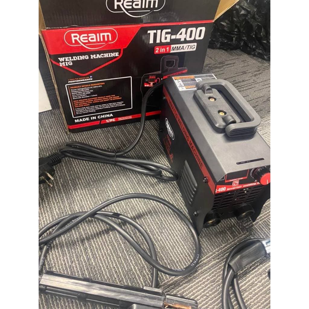 REAIM ตู้เชื่อมอาร์กอน TIG ตู้เชื่อมไฟฟ้า 2 ระบบ รุ่น TIG/MMA-400 มีหน้าจอแสดงกระแสไฟ ตู้อาร์กอน รูปที่ 2