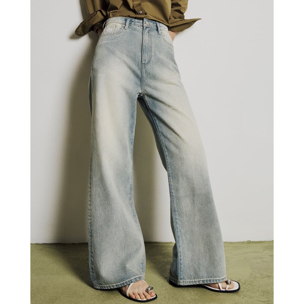maison KEEPS | Astro Baggy Jeans | Unisex | กางเกงยีนส์ ทรงกระบอกใหญ่ รูปที่ 5