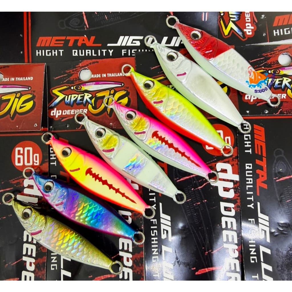 New!! เหยื่อจิ๊ก Superjig รุ่น Deeper Gen 2 ไมโครจิ๊ก Jigging รูปที่ 1