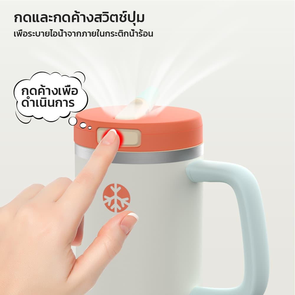 Peliflask แก้วเก็บความเย็น 32oz Tumbler สแตนเลสผู้ถือถ้วยรถที่มีฝาปิดคู่และที่จับขวดน้ำความจุสูง รูปที่ 5