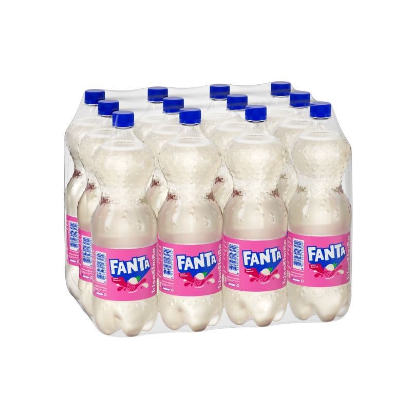 แฟนต้า น้ำอัดลม ลิ้นจี่ 1.5 ลิตร 12 ขวด Fanta Soft Drink Lychee 1.5L Pack 12 รูปที่ 3
