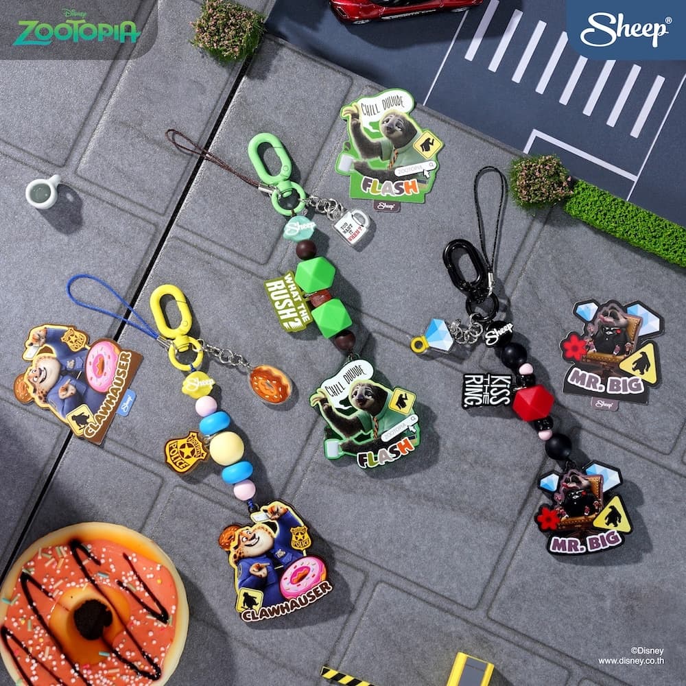 Sheep Blind Box Phone Charm Zootopia Collection สายคล้องมือถือ ซูโทเปีย Phone Charm ลิขสิทธิ์ รูปที่ 4