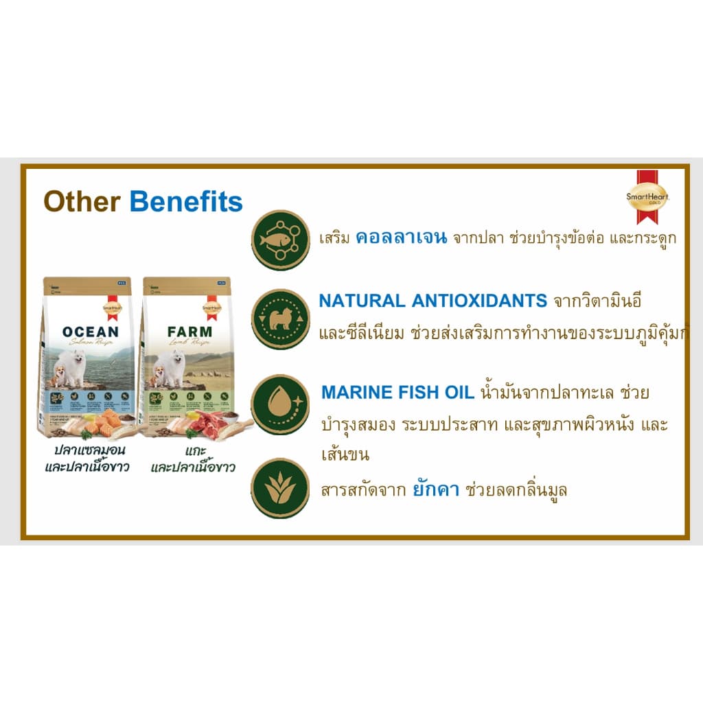 SmartHeartGold สูตร Ocean&Farm ขนาด 1 Kg. รูปที่ 4