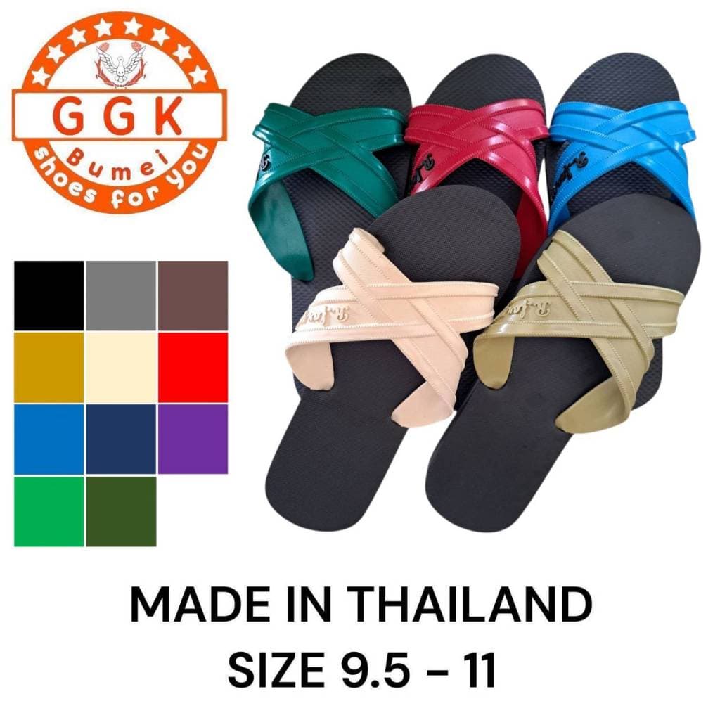 รองเท้าแตะ รองเท้าหูหนีบ รองเท้าหูสวม Size 9.5-11 รูปที่ 1