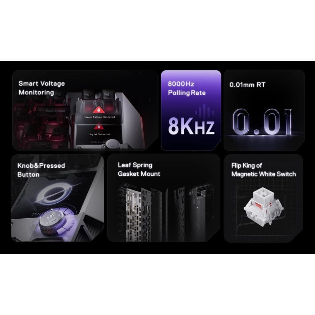 MelGeek Centauri 80 60 ประกันศูนย์ไทย Rapid Trigger Magnetic Keyboard Snaptap SOCD Centauri80 รูปที่ 5