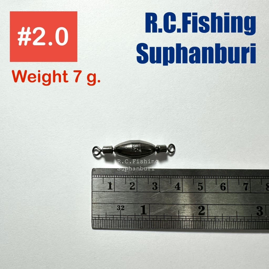 ทองเหลือง แคโลไรน่า Carolina rig Brass Egg Swivel Sinker รูปที่ 5