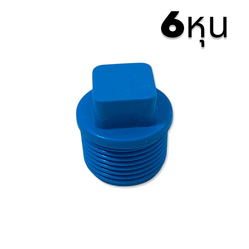 ปลั๊กอุด PVC | ขนาด 1/2 นิ้ว, 3/4 นิ้ว, 1 นิ้ว, 2 นิ้ว | ข้อต่อพีวีซี อุดท่อมาตรฐาน รูปที่ 6