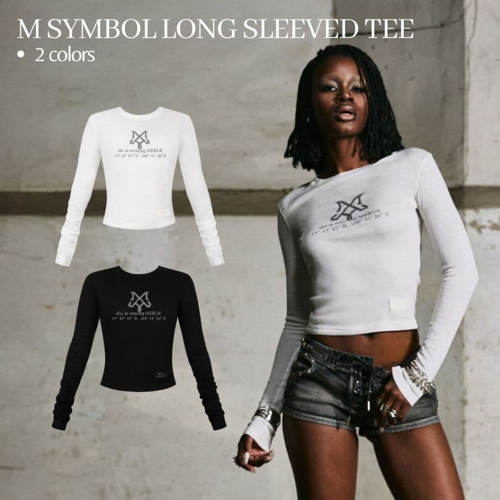 Merge Official - M Symbol Long Sleeved Tee รูปที่ 1