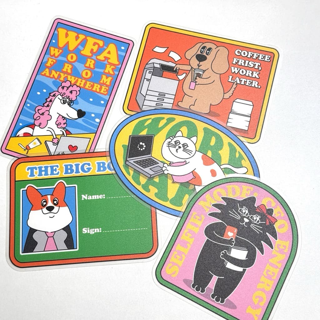 Work life balance - Jumbo sticker รูปที่ 1
