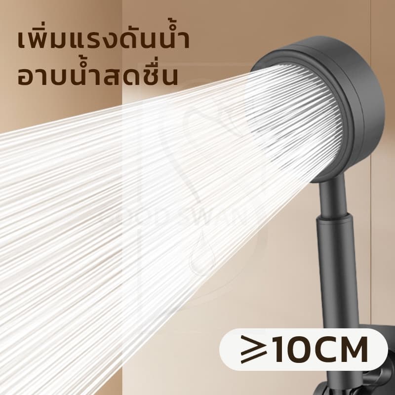 GOOD SWAN ฝักบัวอาบน้ำครบชุด พร้อมฉีดชำระ ติดตั้งง่าย ทนทาน ส่งถึงไว รูปที่ 4