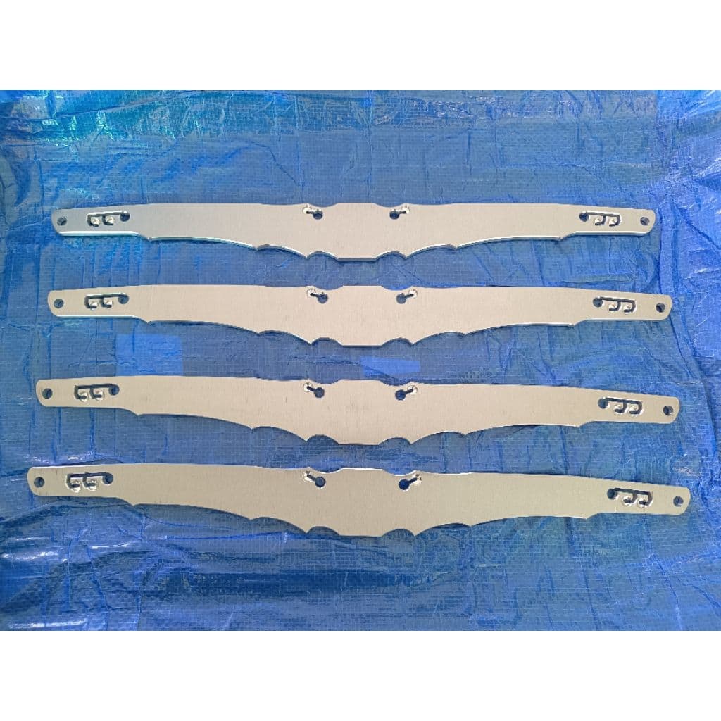 45- 50ซม เกรด6061. กัดลาย2หน้าและไม่กัดลาย รูปที่ 2