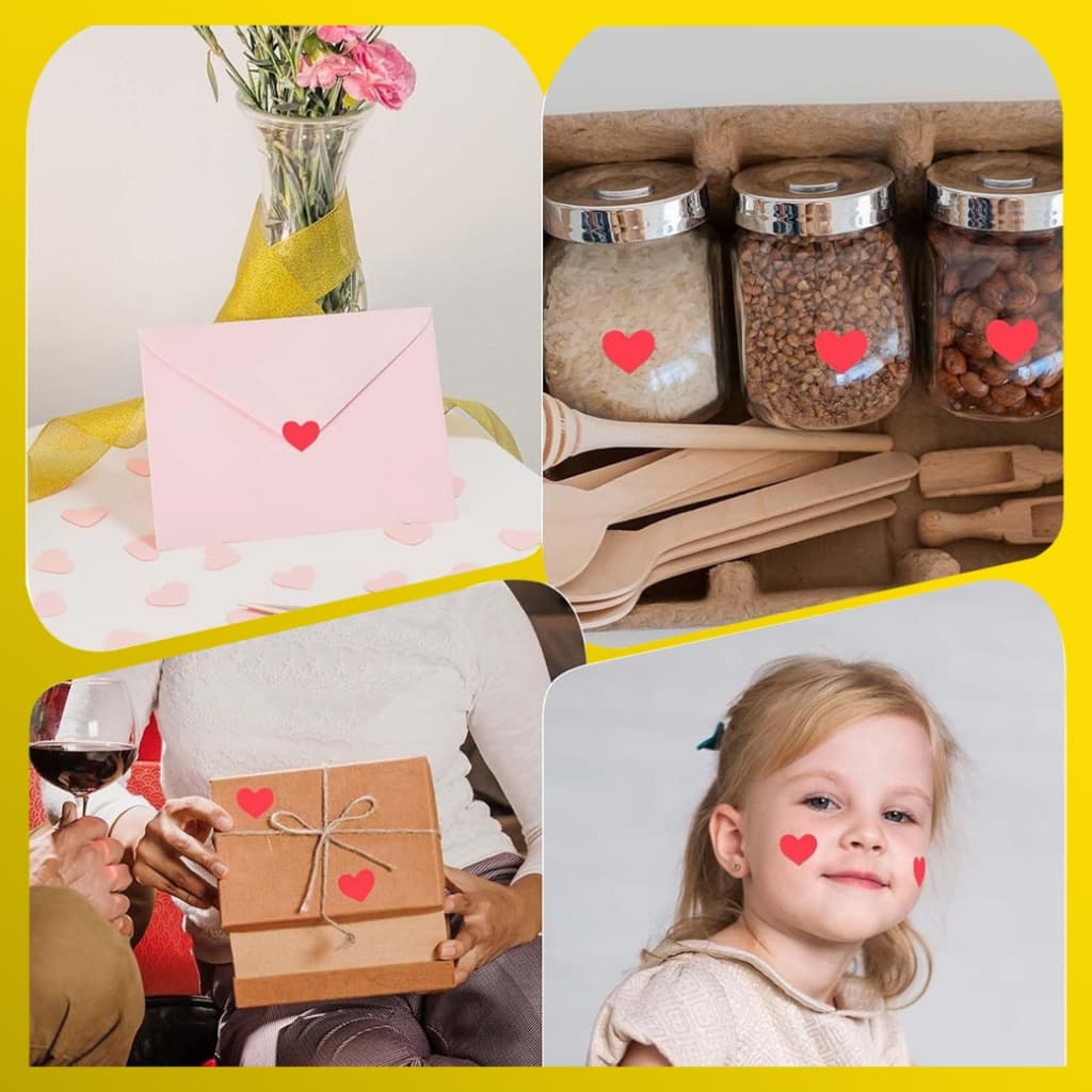 1แพ็ค10แผ่นสติ๊กเกอร์รูปหัวใจสติกเกอร์หัวใจ ราคาส่ง ตกแต่งDIY วาเลนไทน์ ปัจฉิม ไดคัท รูปที่ 9