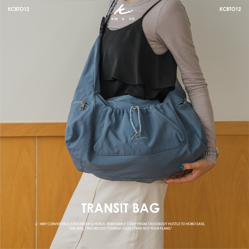 KIM&CO. ORIGINAL – TRANSIT Bag กระเป๋า 2-Way Convertible กันน้ำ สายถอดได้ ใส่ iPad ได้ รูปที่ 3