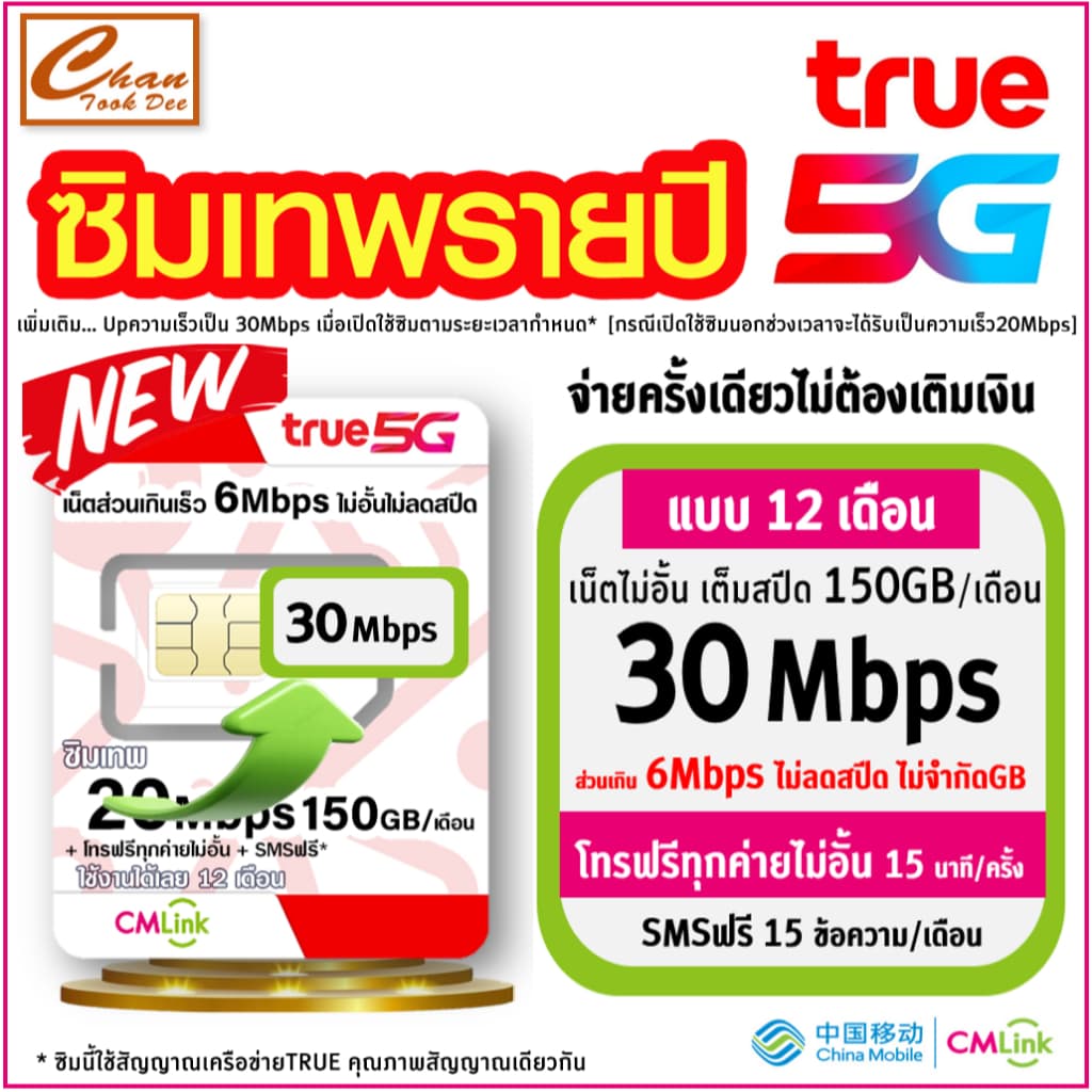 ซิมเน็ต ซิมเทพ AIS มาราธอน ,DTAC คงกระพัน , TRUE ซิมเทพธอร์ Thor 15Mbps ซิมเทพ NT ซิม Thunder , ซิมเทพ my นาน 1 ปี รูปที่ 2
