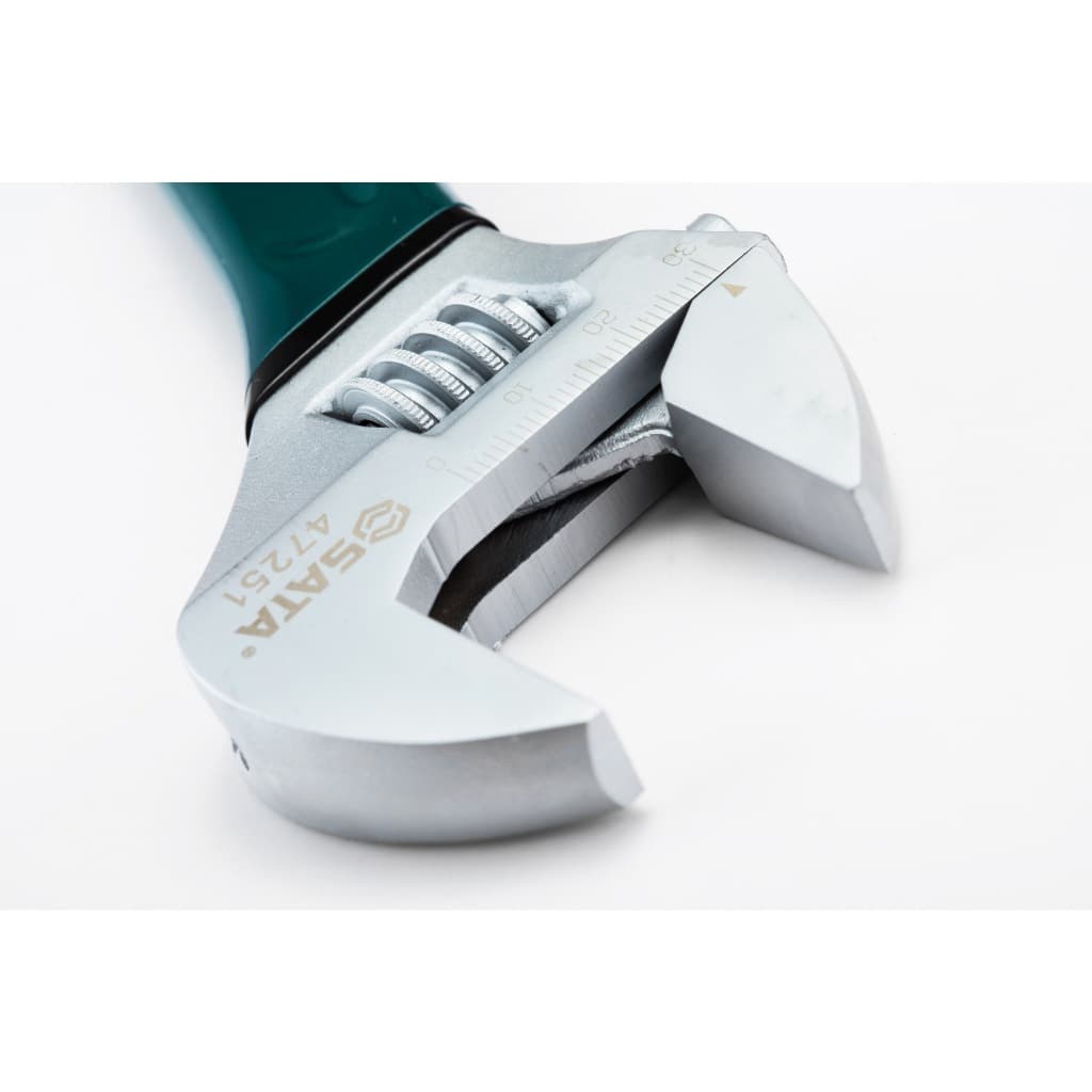 SATA ประแจเลื่อน ขนาด 4" - 12" No.472 (Dipping Handle European Style Adjustable Wrench) รูปที่ 3