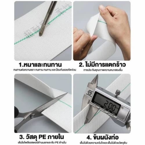 สายส่งน้ำ สายส่งน้ำผ้าใบ 1นิ้ว 1.5นิ้ว 2นิ้ว 2.5นิ้ว 3นิ้ว 4นิ้ว 10-100เมตร สายยางดับเพลิง สายส่งPE หนาพิเศษ แรงดันสูง รูปที่ 5