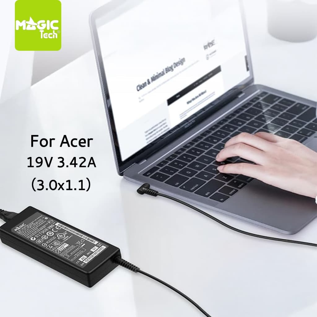 Adapter N/B FOR ACER 19V 3.42A MAGICTECH รูปที่ 4