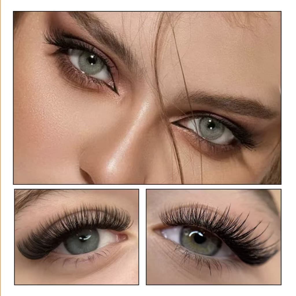 ขนตาปลอม 3D ไม่ต้องใช้กาว มีกาวในตัว ขยายตา ติดทน ใช้ซ้ำได้ เหมาะสำหรับมือใหม่ รูปที่ 7