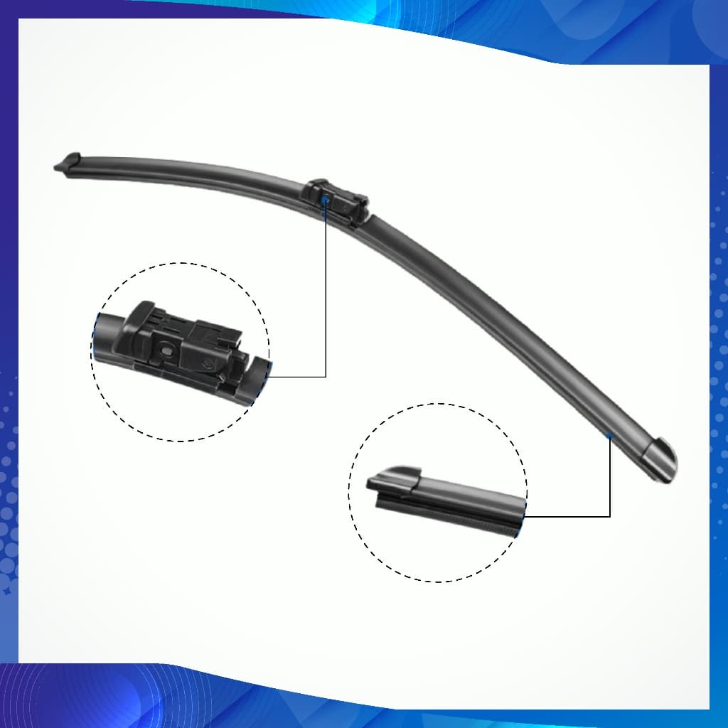 ใบปัดน้ำฝน ตรงรุ่น BYD ATTO 3 / BYD DOLPHIN แถมฟรี น้ำยาเคลือบกระจก+ผ้าไมโครไฟเบอร์ รูปที่ 3