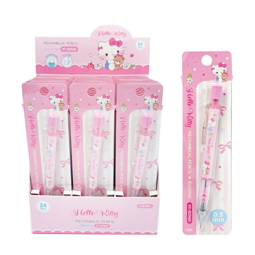 Oniso x Sanrio ดินสอกด อัตโนมัติ ลายลิขสิทธิ์แท้ 0.5 mm Kitty Marumo Hapidanbui Cogimyun Fujisan รูปที่ 2