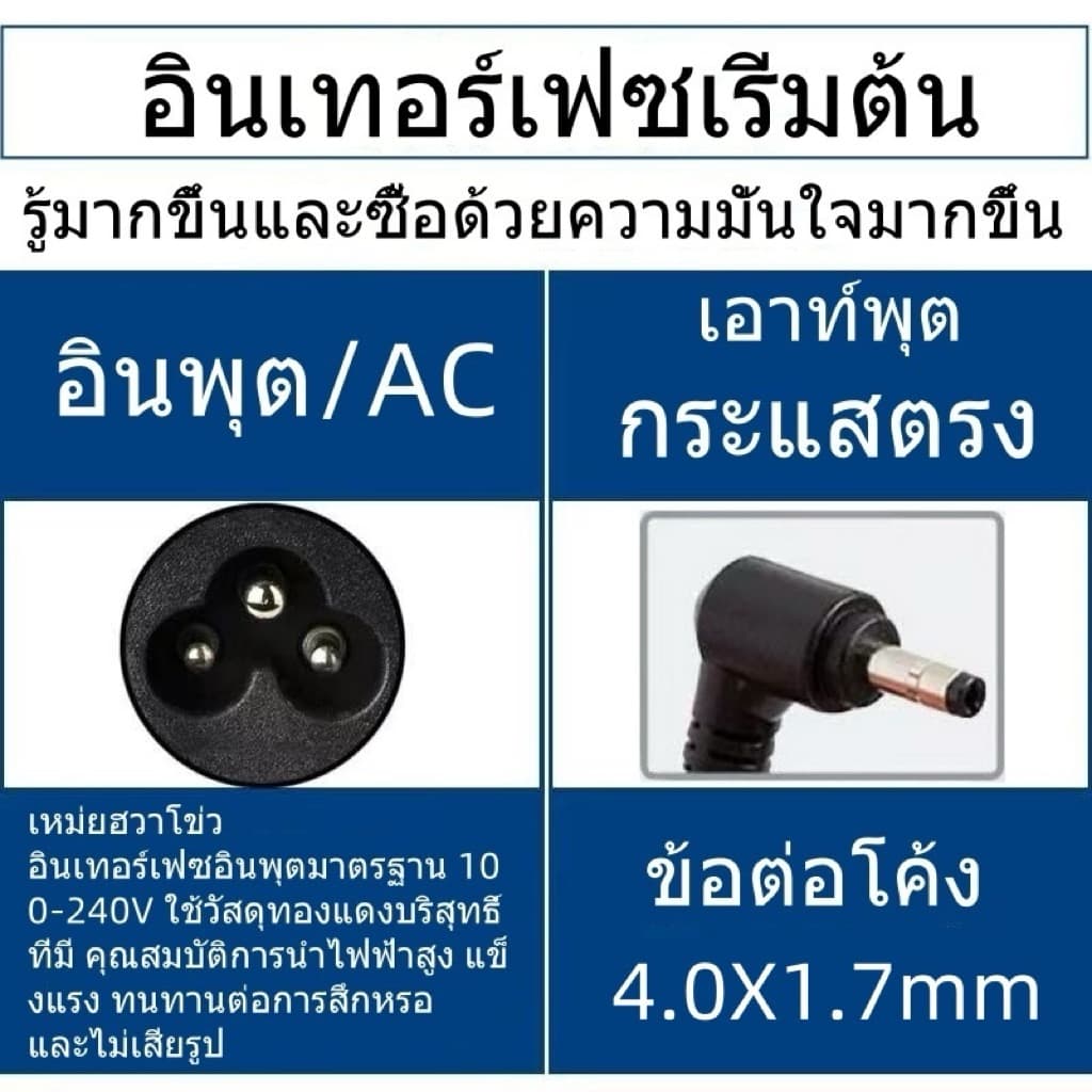 OEM อะแดปเตอร์ Lenovo 20V3.25A 65W รูปที่ 3