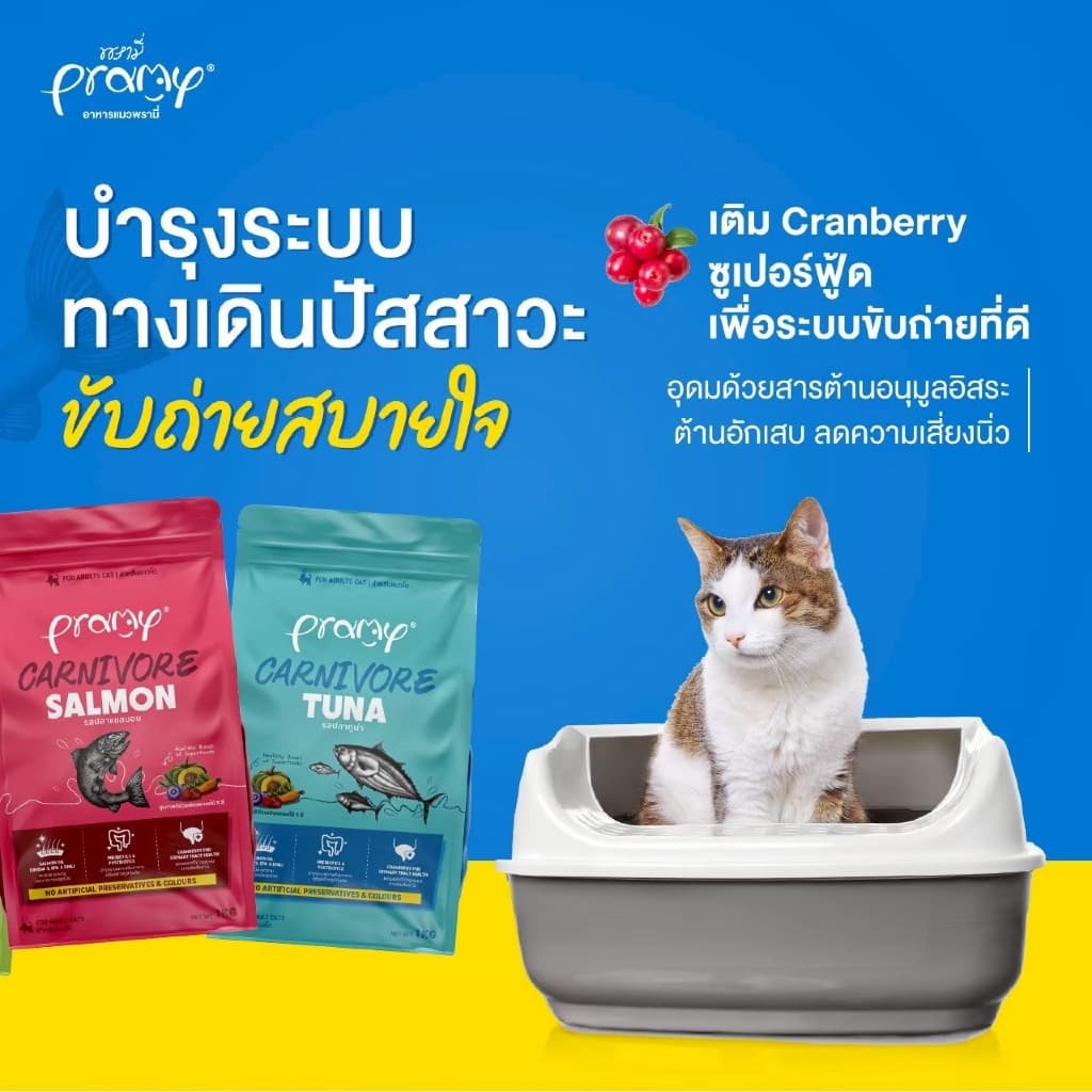 Pramy Carnivore อาหารเม็ดแมว พรามี่ 0.8-1โล รูปที่ 3