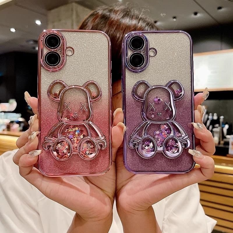 ส่งเร็ว เคส น่ารัก สำหรับ Redmi 14C A3 Note15 15Pro 15ProPlus POCO C75 M8 M8Pro เคส หมีตู้น้ำ สวยหรูฟริ้งฟริ้ง กันกระแทก รูปที่ 7