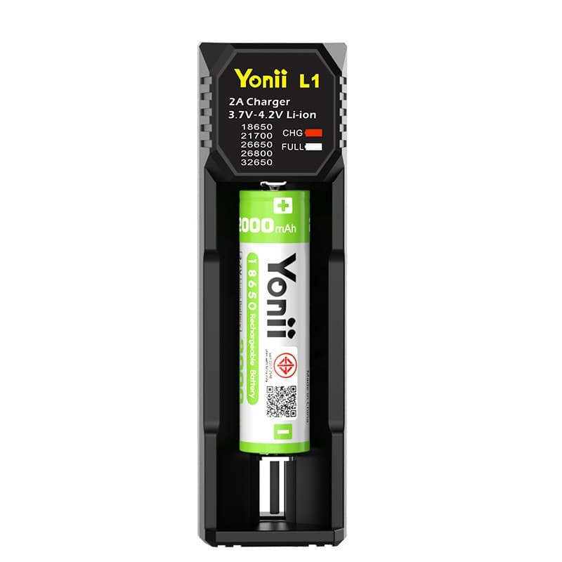 Yonii L1 3.7V รองรับถ่าน 26650 และ18650 Charger Li-ion battery ถ่านชาร์จ แบบ 1 ช่อง เต็มตัดอัตโนมัต รูปที่ 8