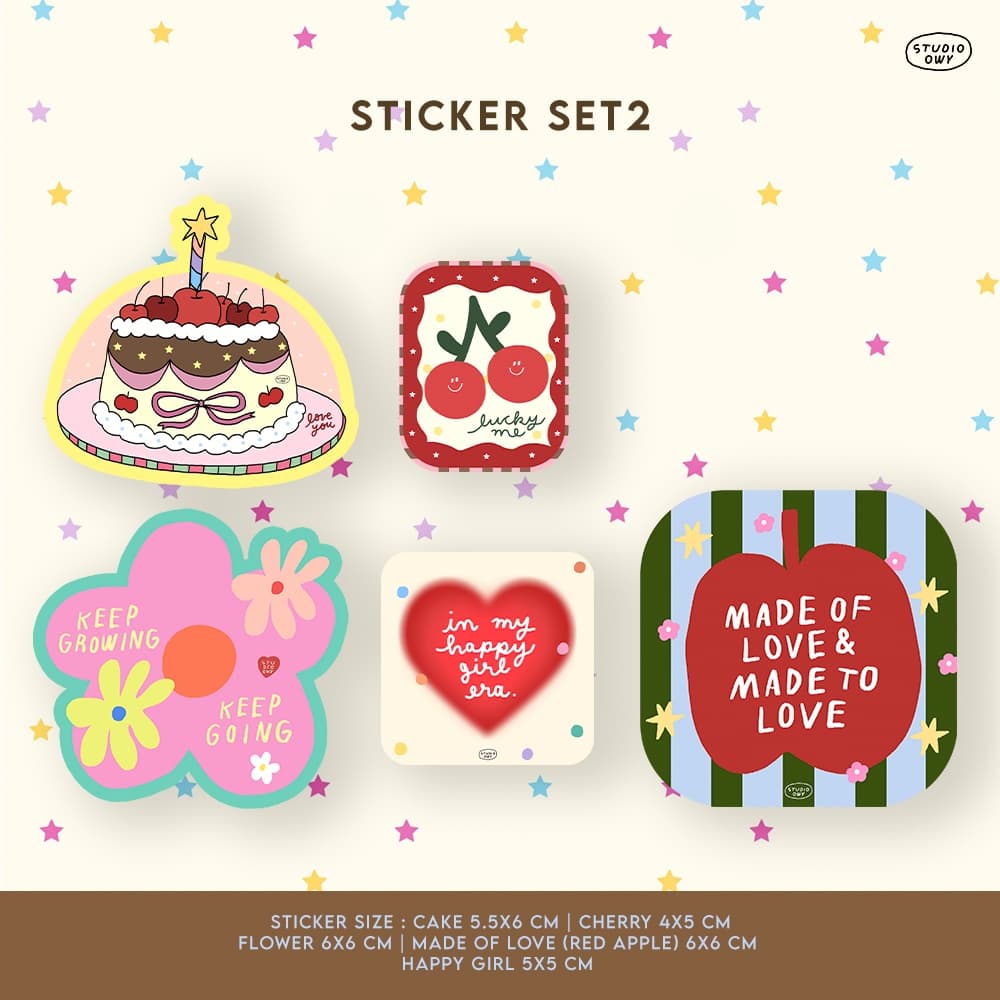 STUDIO.OWY : Sticker Set & สติกเกอร์ขายแยกชิ้น รูปที่ 6