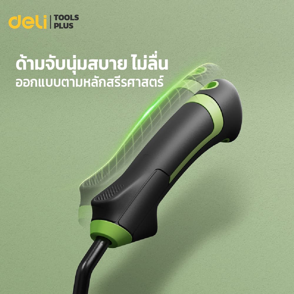 Deli ชุดอุปกรณ์ทำสวน 3 แบบ ชุดจอบทำสวน คราด จอบขุดสวน อุปกรณ์ตกแต่งสวน Gardening Tools รูปที่ 4