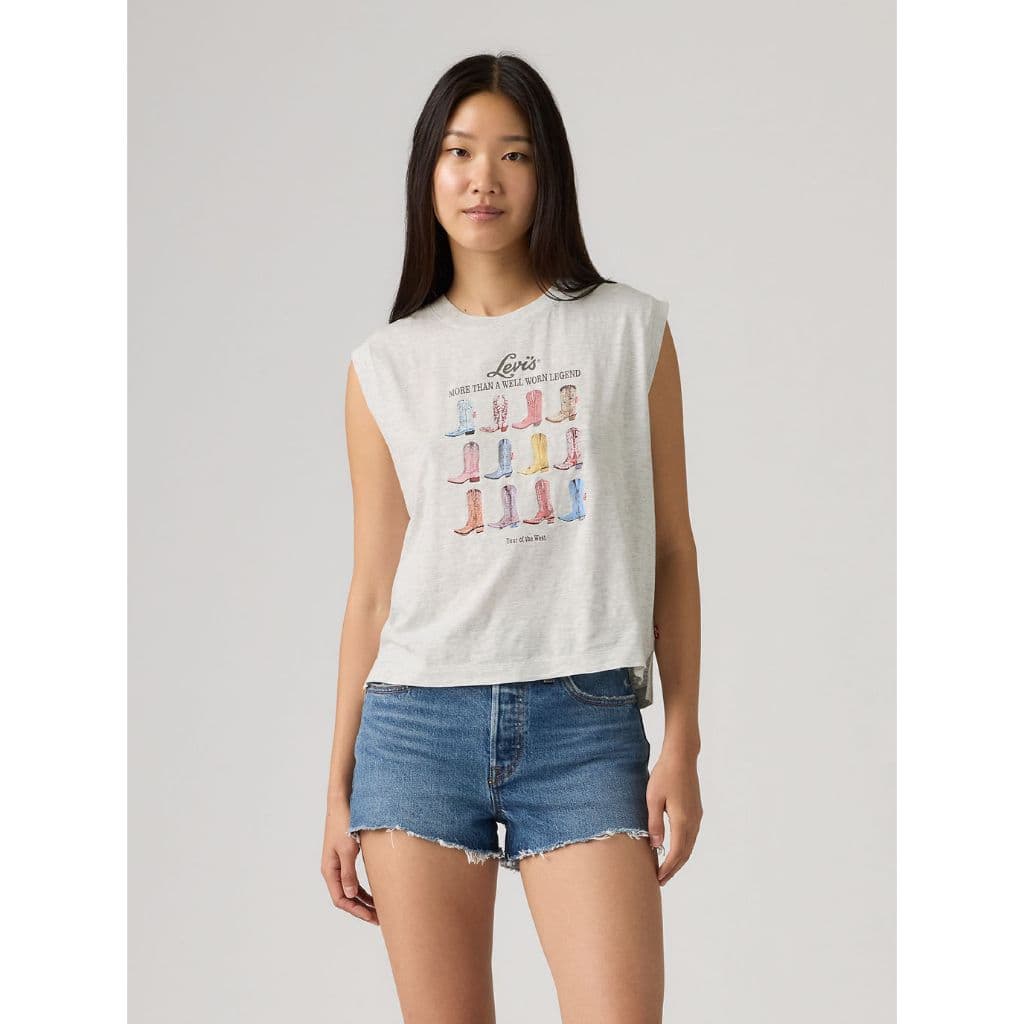 เสื้อแขนกุด Levi's® Women's Graphic Boxy Tank รูปที่ 1