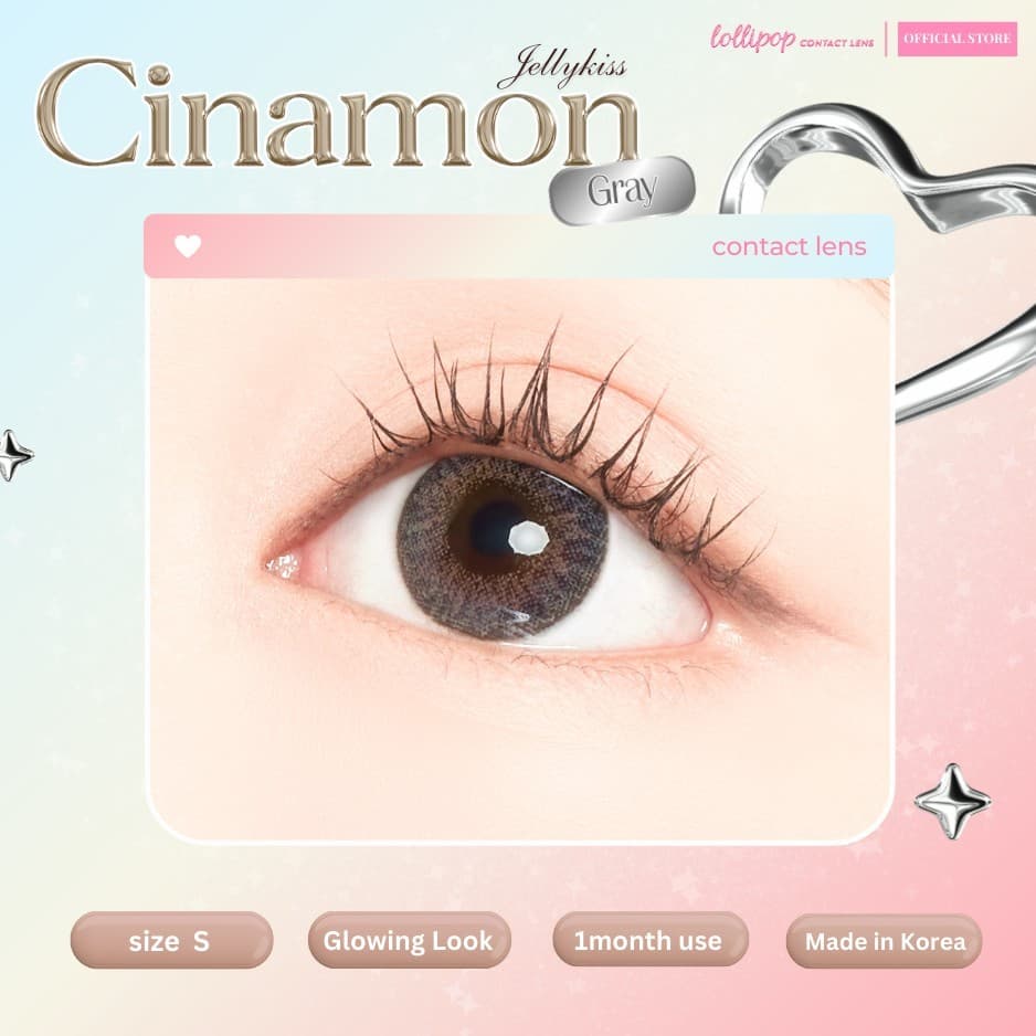 Lollipop Contact Lens รุ่น Cinamon Gray คอนแทคเลนส์ Jellykiss รูปที่ 1