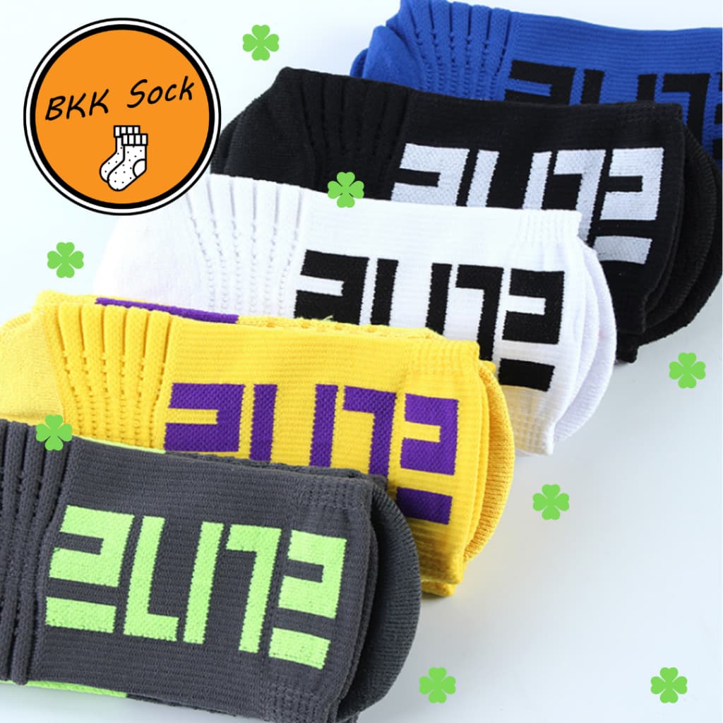 ถุงเท้าSuper Elite >>> ELITE เหมาะสำหรับใส่ออกกำลังกาย - เล่นกีฬา หนานุ่ม ใส่สบาย มีให้เลือก 5สี | E รูปที่ 2