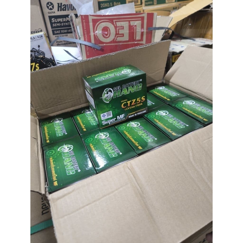 แบตเตอรี่มอเตอร์ไซค์ CHANG CTZ5S 12V 5Ah ใหม่สด ไฟแรง มี มอก. รถจักรยานยนต์ มอเตอร์ไซค์ Motorcycle รูปที่ 4