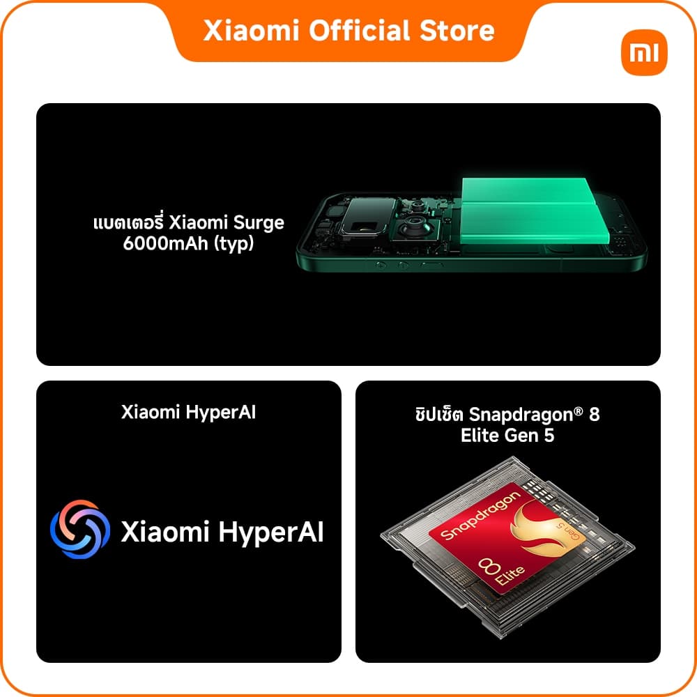 Xiaomi 17 Ultra 16+512GB/16+1TB กล้อง Leica 200MP Telephoto 75-100มม | กล้อง Leica 1 นิ้ว อัลตราไดนามิก รูปที่ 4