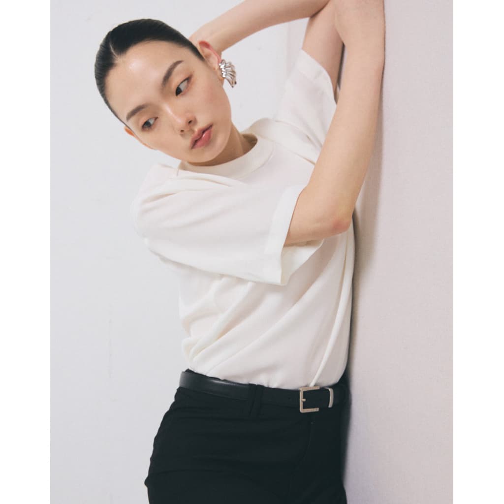 AOP Archive -Not So Tee เสื้อคอกลมแขนสั้น ผ้าซาติน รูปที่ 7