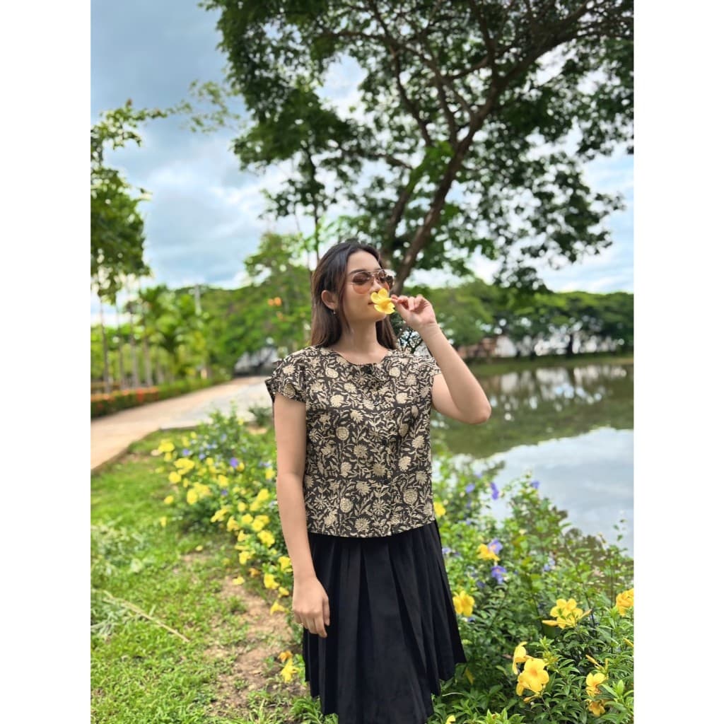 เสื้อผ้าฝ้ายอินเดีย อก 40 เนื้อผ้าเบา สบาย **เพิ่มลายใหม่ และเพิ่มสินค้าใหม่เรื่อยๆค่ะ** รูปที่ 1