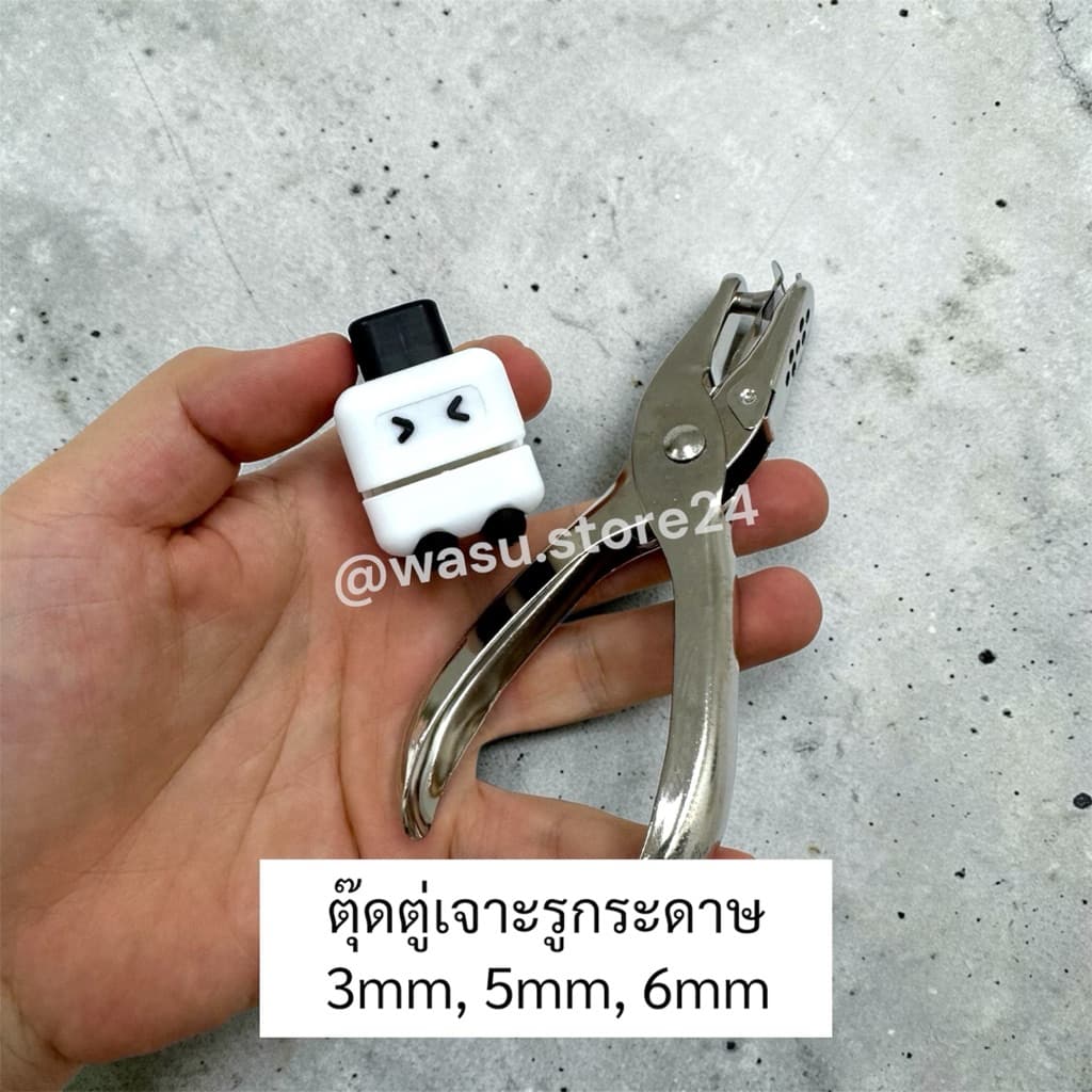 ใน wasu.store24 WS009 ตุ๊ดตู่เจาะรู ที่เจาะรูกระดาษ ใช้งานง่าย 3mm และ 6mm รูปที่ 4