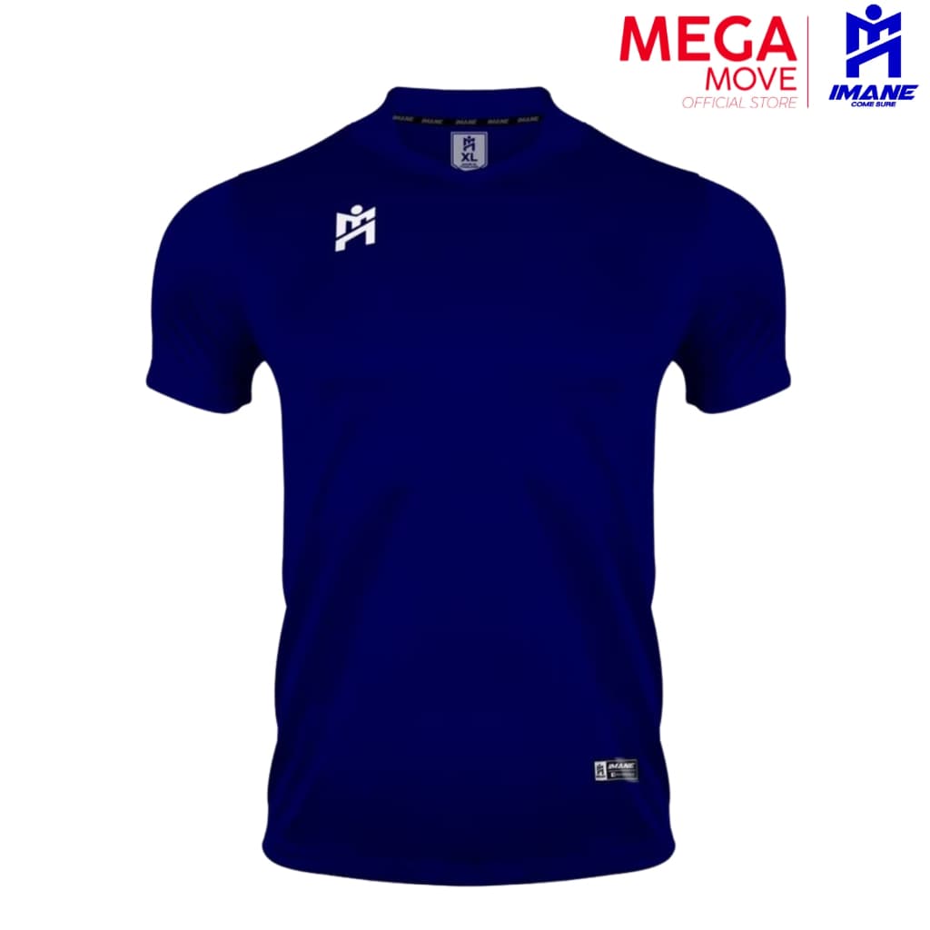 IMANE เสื้อฟุตบอลคอวี เบสิค รุ่น PREMEIRO II โลโก้ 3D Transfer ลายไม้ สีล้วน ผ้าเงา รหัส IMA1006 รูปที่ 4