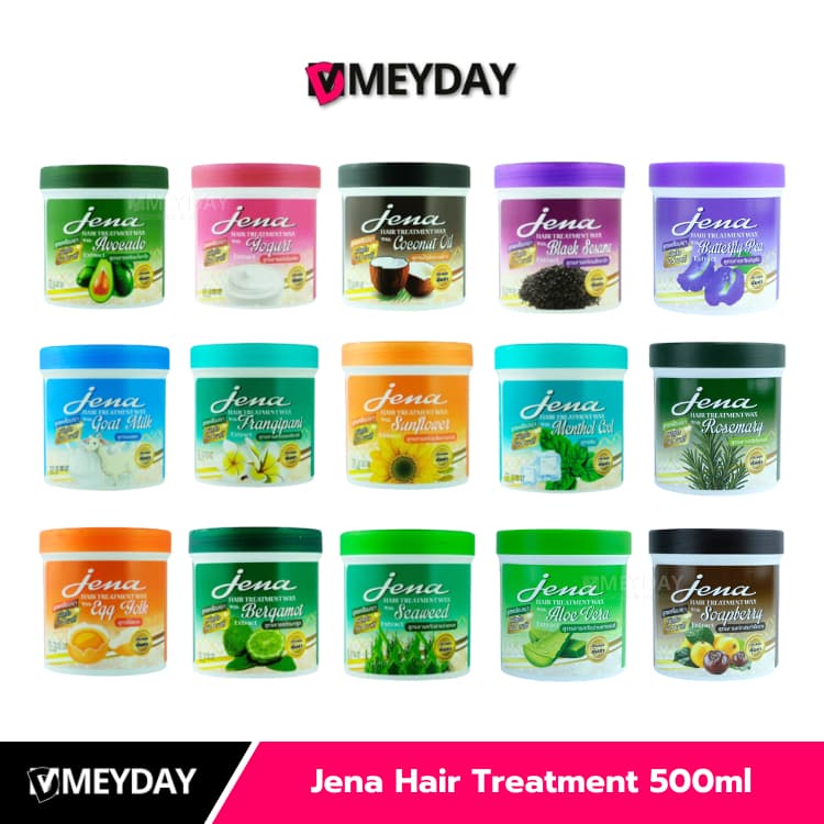 Jena Hair Treatment Wax จีน่า แฮร์ ทรีทเม้นท์ แว๊กซ์ มีทั้งหมด 15 สูตร ขนาด 500 กรัม รูปที่ 1