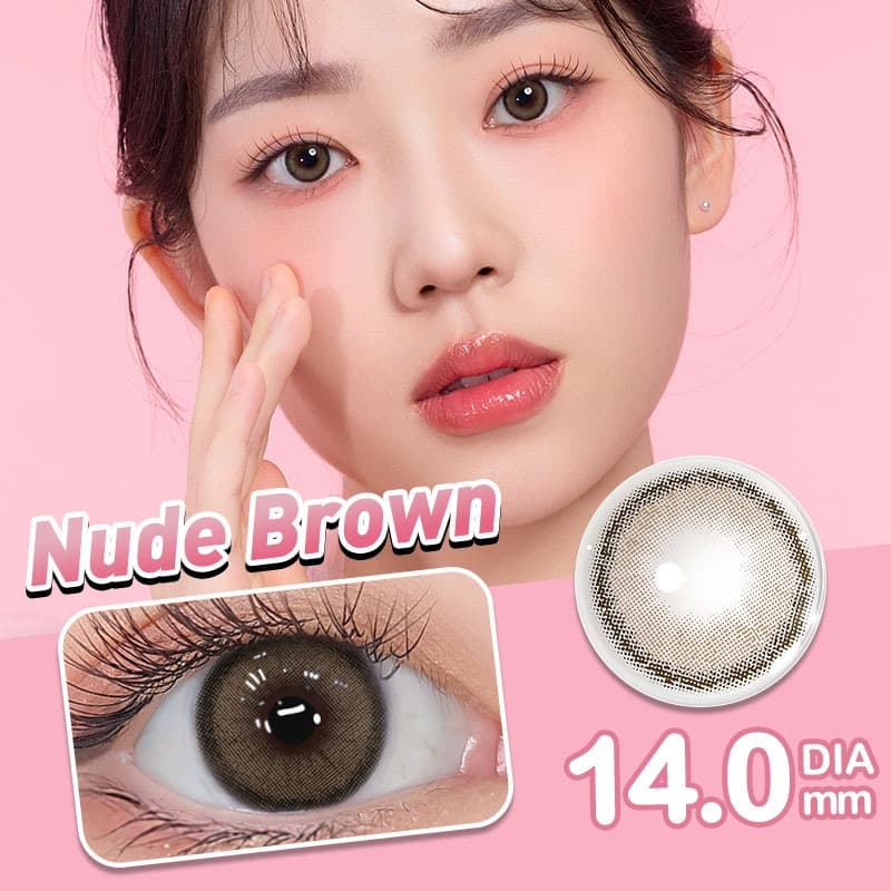 Magister & Realcon Contact Lens 14MM คอนแทคเลนส์ Rose Lens Brown / Brown / Gray ขนาดมินิ คอนเทคเลนส์สายตาสั้น รูปที่ 9