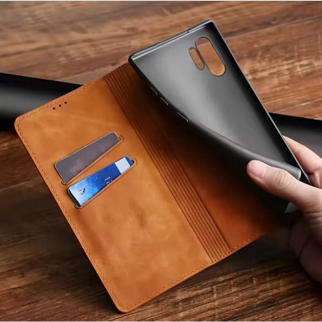 เคสฝาพับ กระเป๋าหนัง เปิดปิด สำหรับ OPPO Realme C51 C53 C55 Note50 Realme C61 C63 Note60 เคสกันกระแทก มีช่องใส่บัตร รูปที่ 6