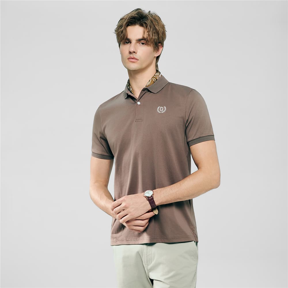 GIORDANO เสื้อโปโลผู้ชาย Men's Slim Liquid Touch Polo 01016291 รูปที่ 2
