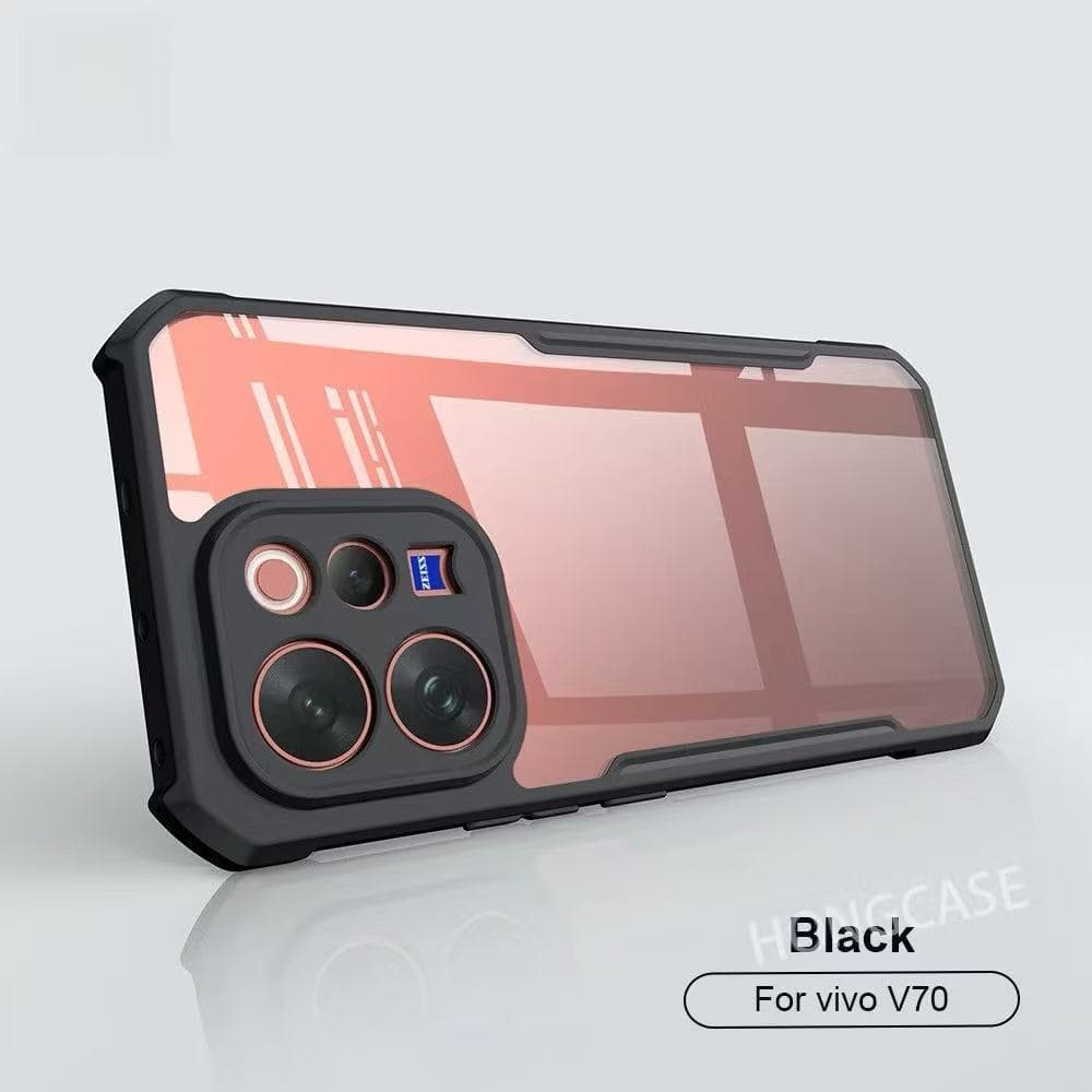 เคสขอบดำ เคสใส สำหรับ Vivo V70 กันกระแทก สำหรับ วีโว่ HHL ตรงรุ่น รูปที่ 2