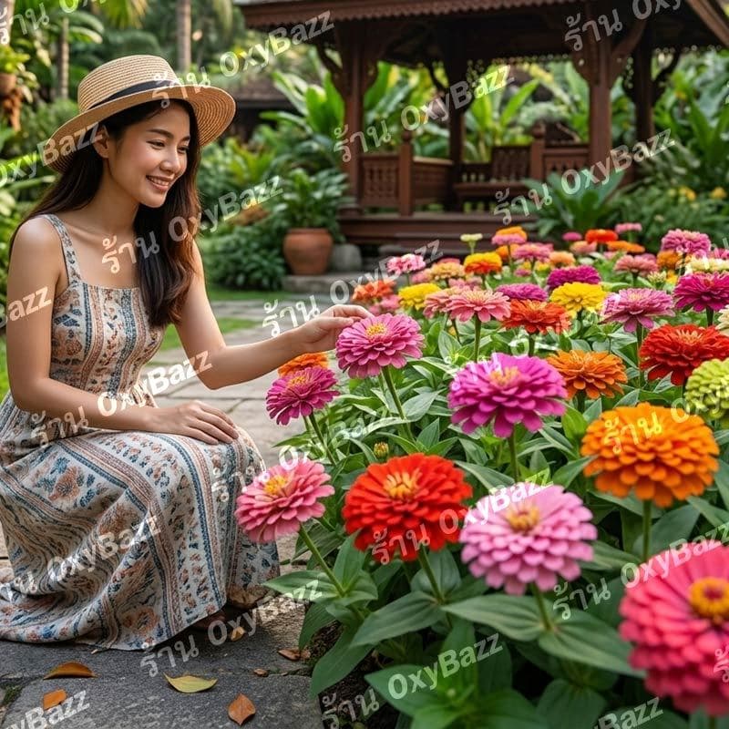 เมล็ดดอกบานชื่น 200 เมล็ด คละสี ดอกใหญ่ สีสด ปลูกง่าย โตไว ออกดอกเร็ว ปลูกในกระถางและแปลง รูปที่ 3
