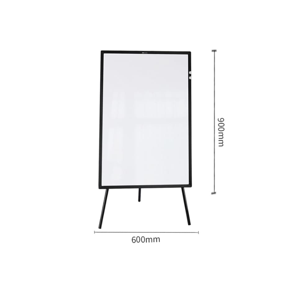 Deli กระดานฟลิปชาร์ท ขาตั้ง/ขาพับ เขียนได้ 2 ด้าน ติดแม่เหล็ก มีที่วางปากกา Whiteboard รูปที่ 7